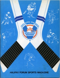 Nova Scotia Voyageurs 1971-72 game program