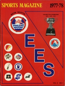 Nova Scotia Voyageurs 1977-78 game program