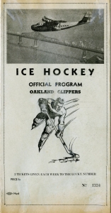 Oakland/Spokane Clippers 1936-37 game program