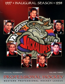 Odessa Jackalopes 1997-98 game program