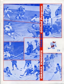 Omaha Knights 1968-69 game program