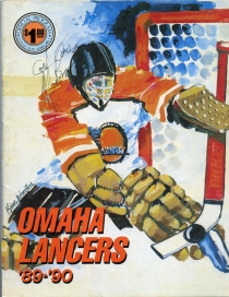 Omaha Lancers 1989-90 game program
