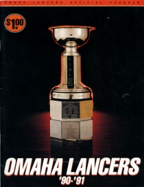 Omaha Lancers 1990-91 game program