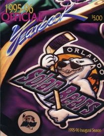 Orlando Solar Bears 1995-96 game program