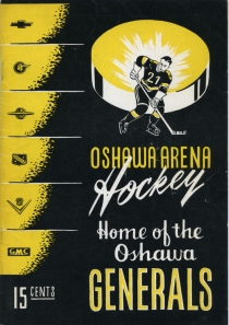 Oshawa Generals 1951-52 game program