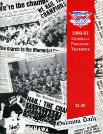 Oshawa Generals 1990-91 game program