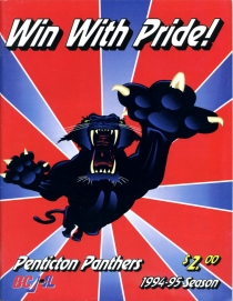 Penticton Panthers 1994-95 game program