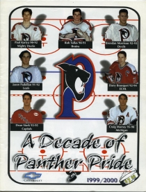 Penticton Panthers 1999-00 game program