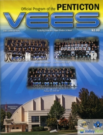 Penticton Vees 2007-08 game program
