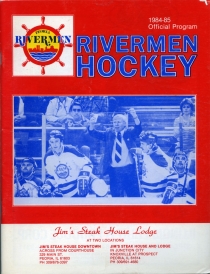 Peoria Rivermen 1984-85 game program