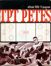 Peterborough Petes 1970-71 game program