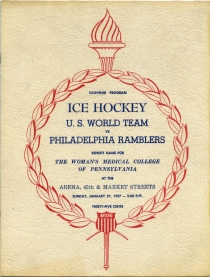 Philadelphia Ramblers 1956-57 game program