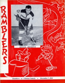 Philadelphia Ramblers 1956-57 game program
