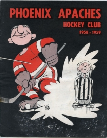 Phoenix Apaches 1958-59 game program