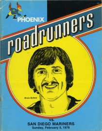 Phoenix Roadrunners 1977-78 game program