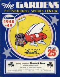 Pittsburgh Hornets 1948-49 game program