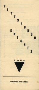 Pittsburgh Knights 1961-62 game program