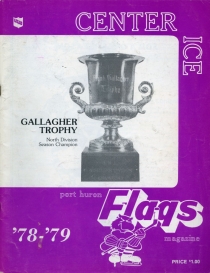 Port Huron Flags 1978-79 game program