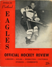Portland Eagles 1950-51 game program