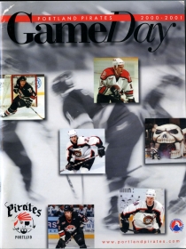 Portland Pirates 2000-01 game program