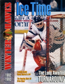 Portland Winter Hawks 1992-93 game program