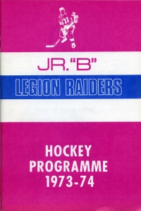 Preston Raiders 1973-74 game program