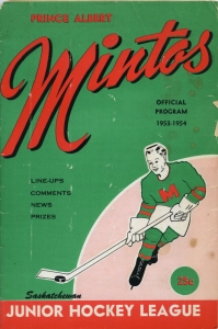 Prince Albert Mintos 1953-54 game program