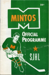 Prince Albert Mintos 1957-58 game program