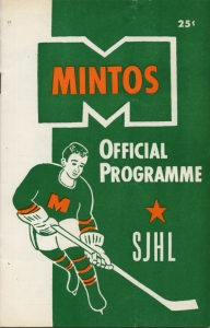 Prince Albert Mintos 1960-61 game program