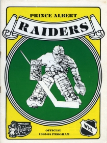 Prince Albert Raiders 1983-84 game program
