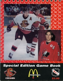 Prince George Cougars 1997-98 game program