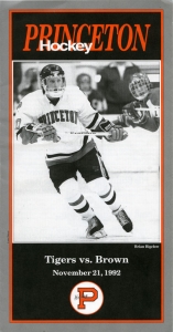 Princeton University 1992-93 game program