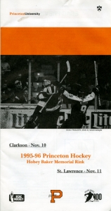 Princeton University 1995-96 game program