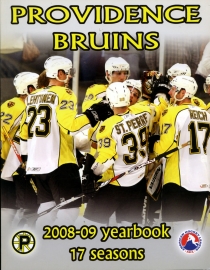 Providence Bruins 2008-09 game program
