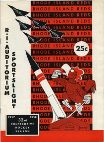Providence Reds 1957-58 game program