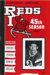 Providence Reds 1970-71 game program