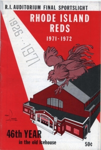 Providence Reds 1971-72 game program
