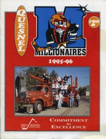 Quesnel Millionaires 1995-96 game program