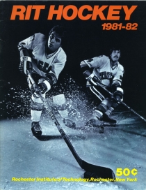 R.I.T. 1981-82 game program