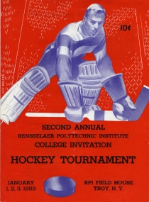 R.P.I. 1952-53 game program