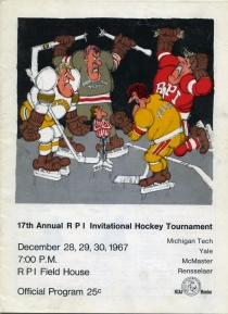 R.P.I. 1967-68 game program