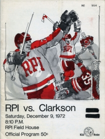 R.P.I. 1972-73 game program