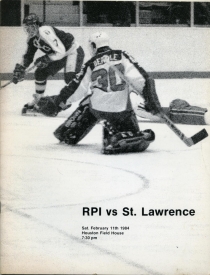 R.P.I. 1983-84 game program