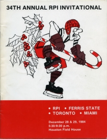 R.P.I. 1984-85 game program