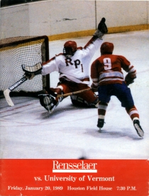R.P.I. 1988-89 game program