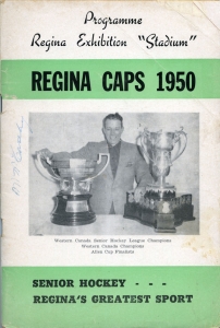 Regina Capitals 1949-50 game program