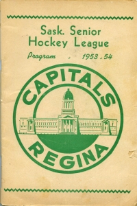 Regina Capitals 1953-54 game program