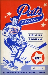 Regina Pats 1959-60 game program