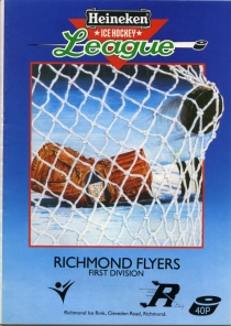 Richmond Flyers 1986-87 game program