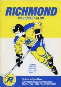 Richmond Flyers 1988-89 game program